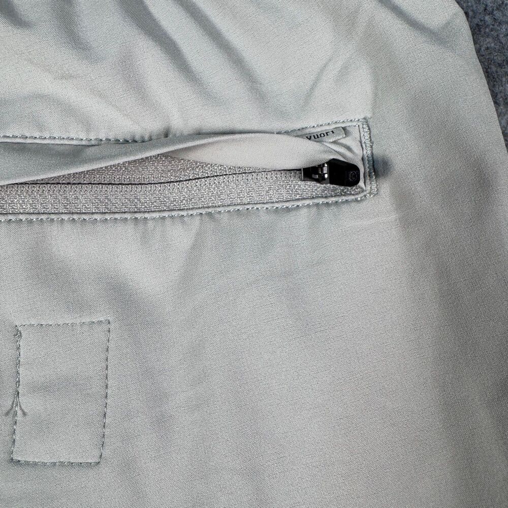 Vuori Kore Lined Joggers Mens Medium 32x28 Beige Elastic Waist Drawstring Pants - Picture 13 of 14